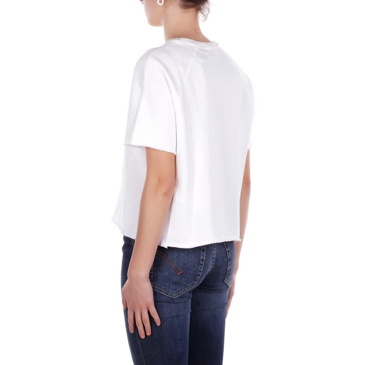 Women's Sports T-Shirts Dondup White