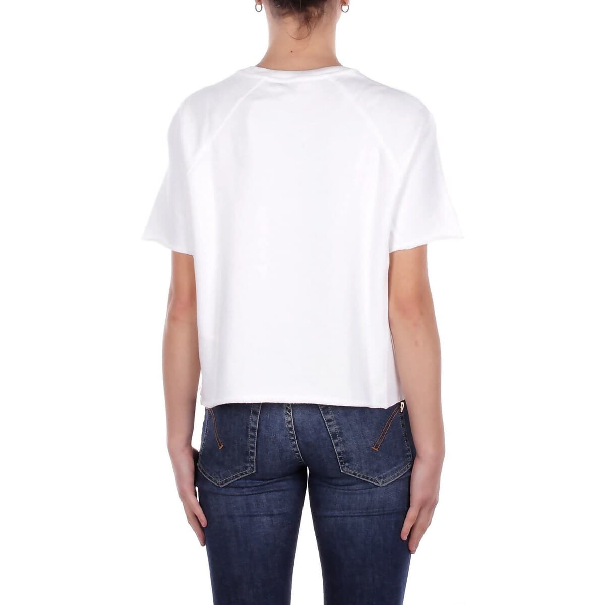 Women's Sports T-Shirts Dondup White