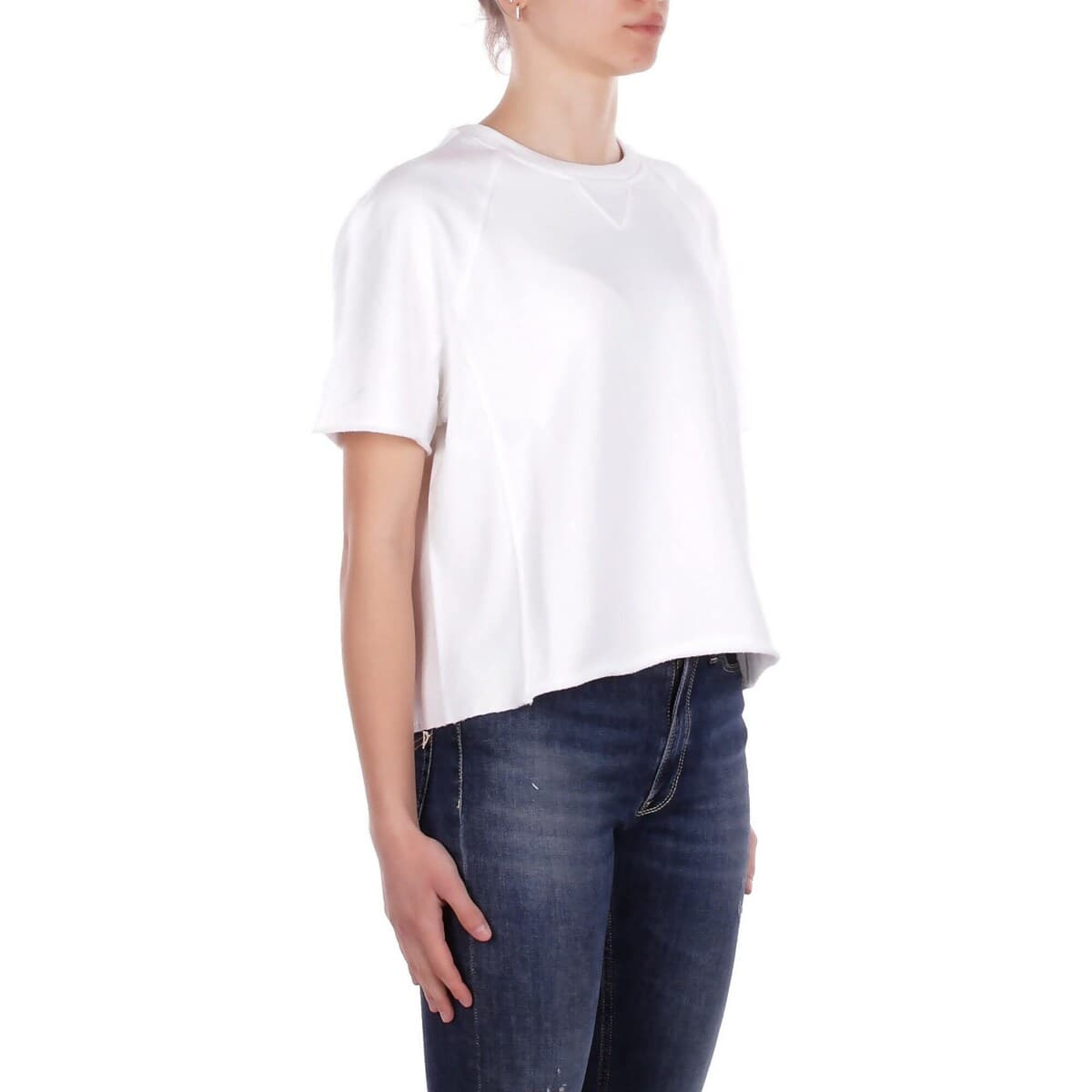 Women's Sports T-Shirts Dondup White