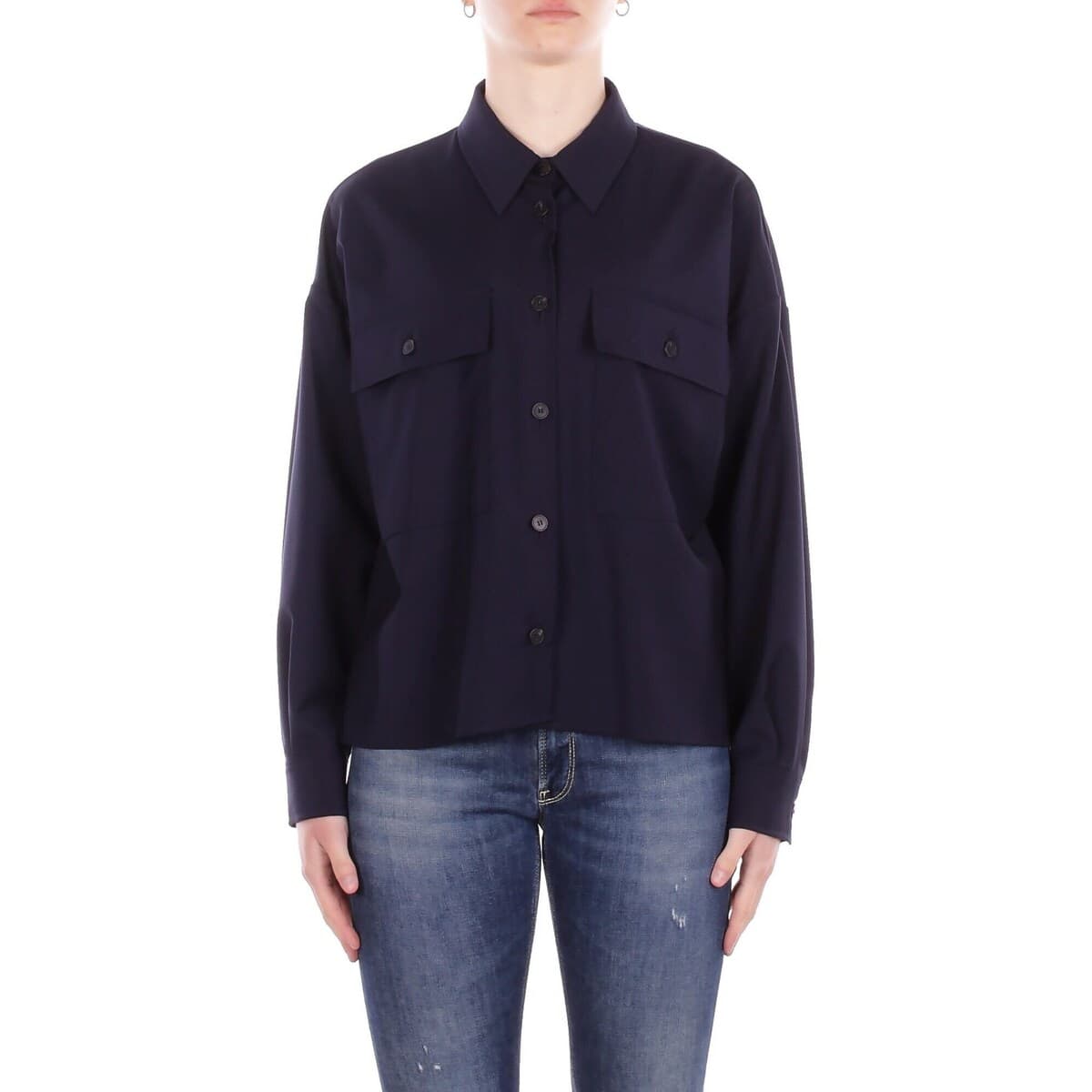 Women's T-Shirts Max Mara Blue