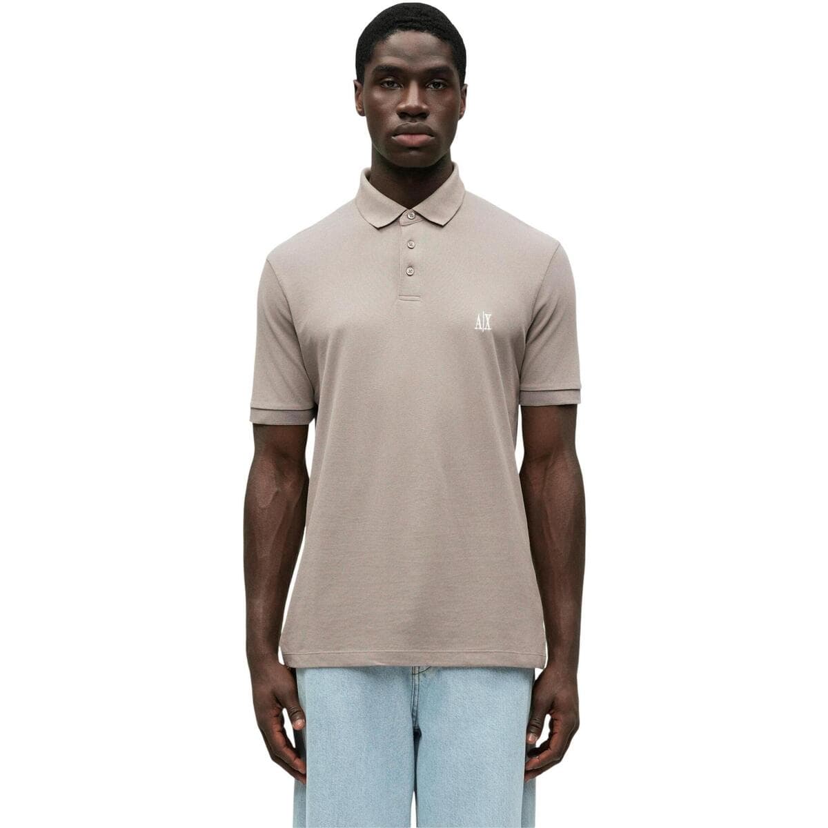 Men's Polo Shirts EAX Brown