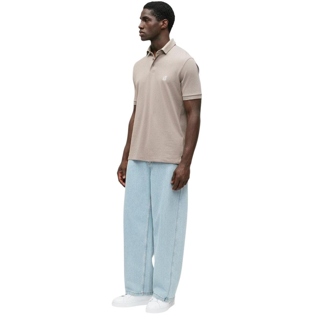 Men's Polo Shirts EAX Brown