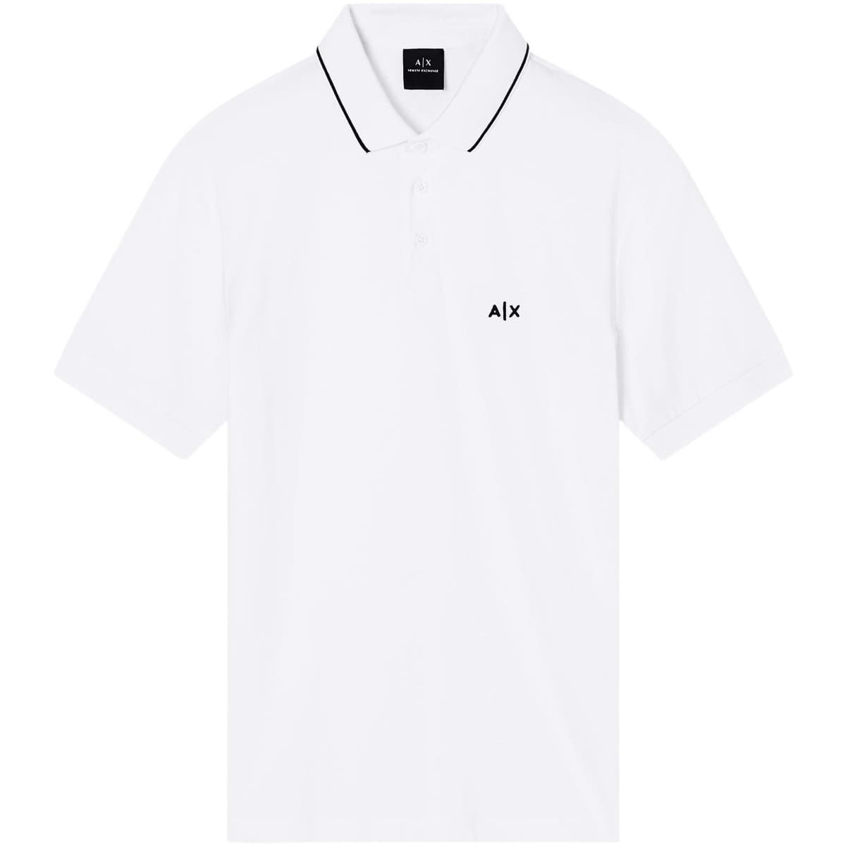 Men's Polo Shirts EAX White