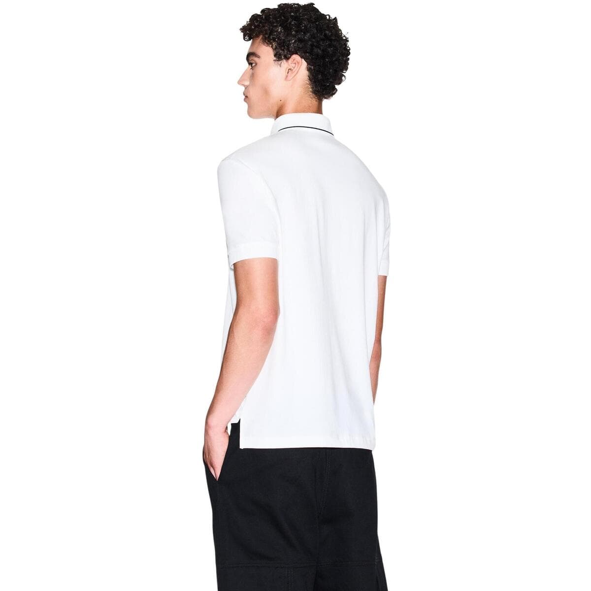 Men's Polo Shirts EAX White