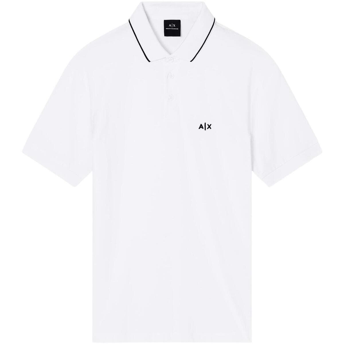 Men's Polo Shirts EAX White