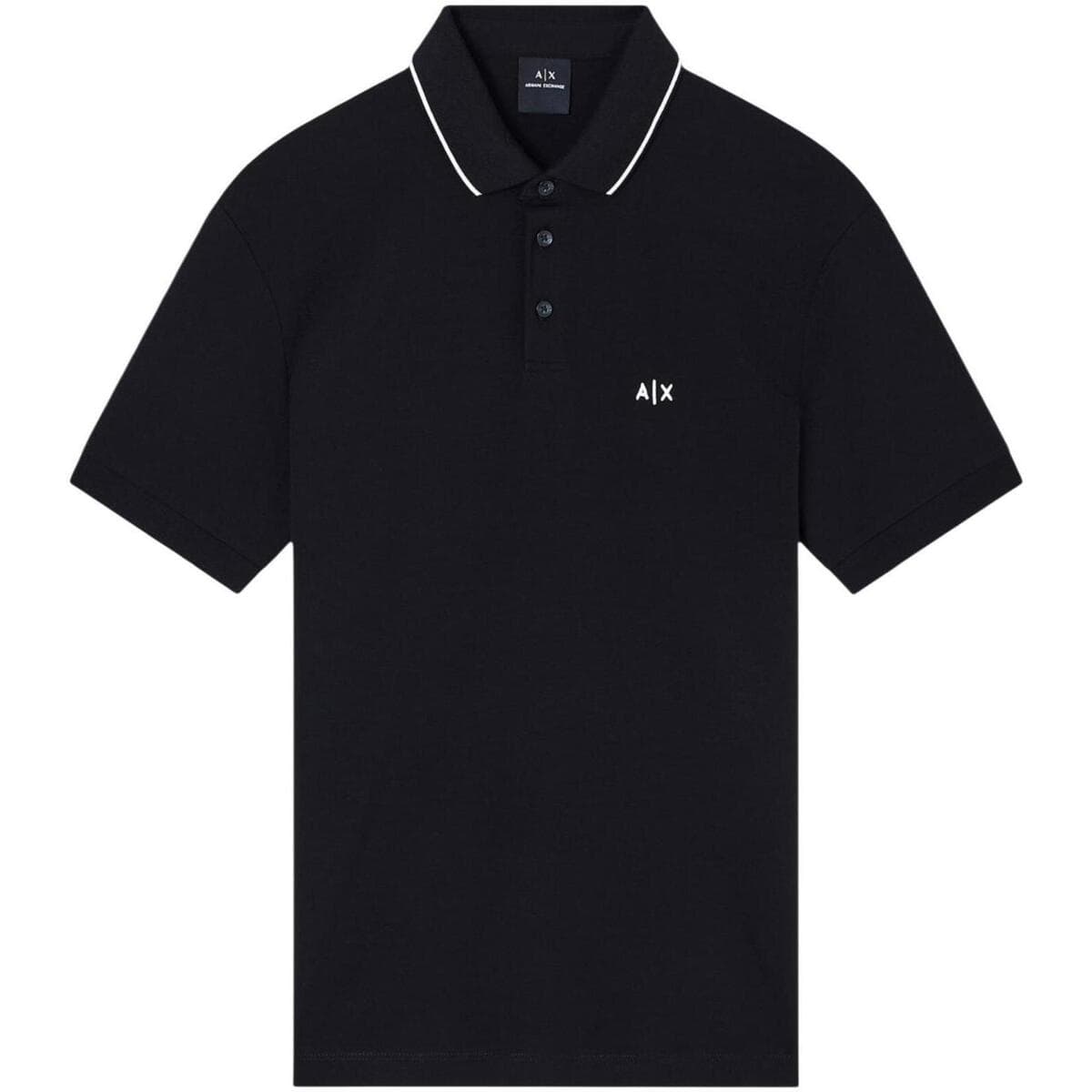 Men's Polo Shirts EAX Black