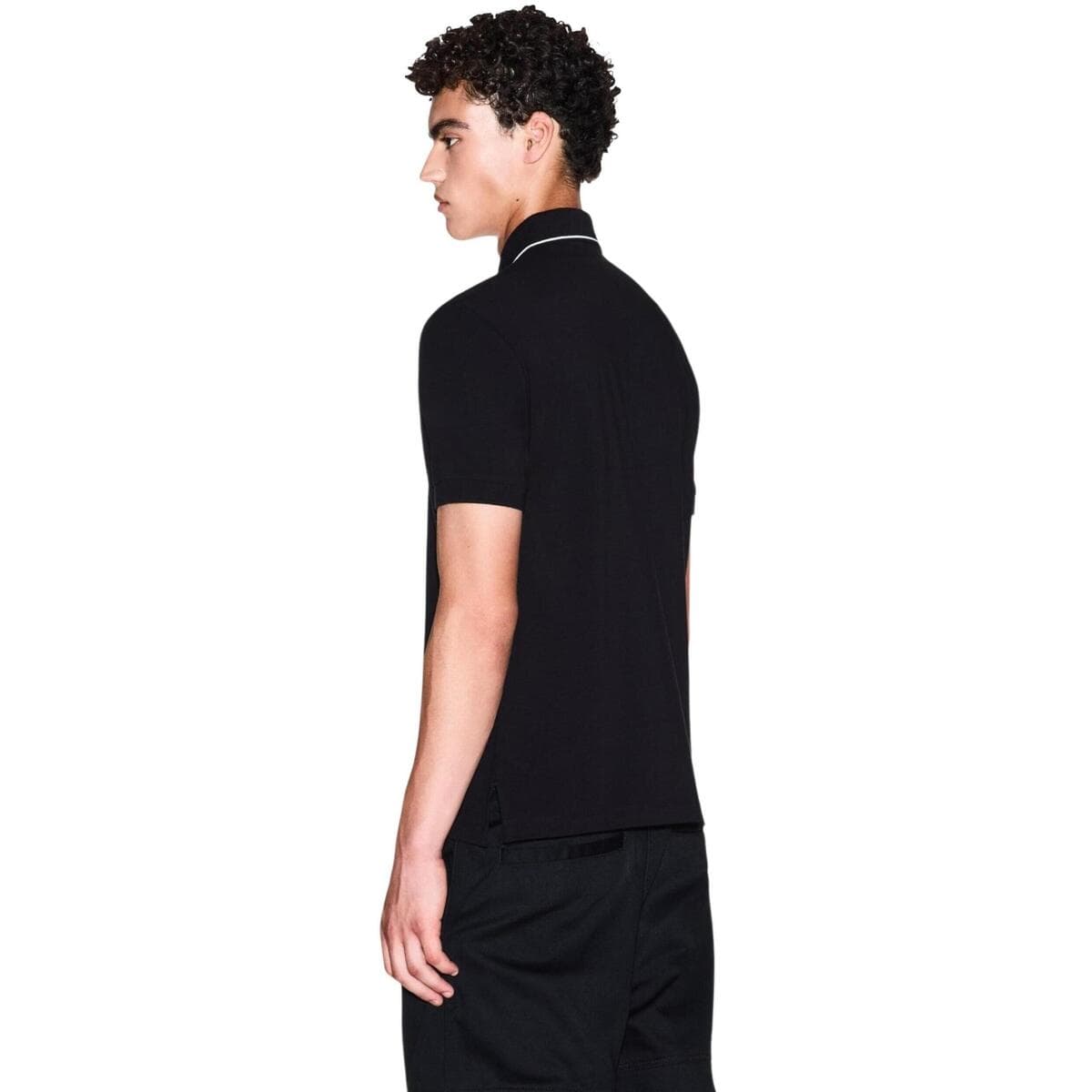 Men's Polo Shirts EAX Black