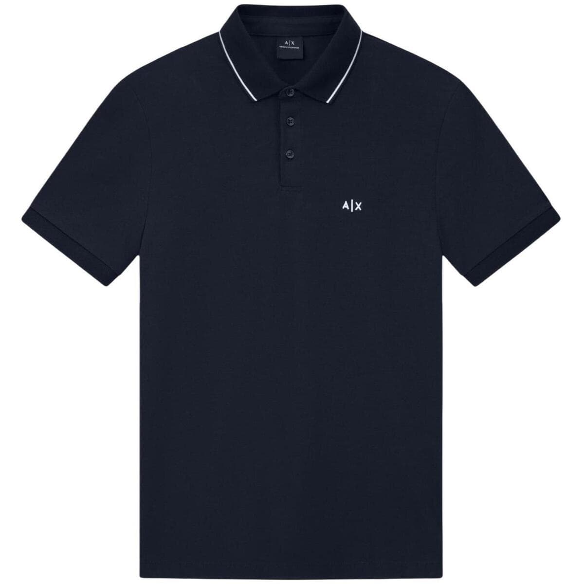 Men's Polo Shirts EAX Blue