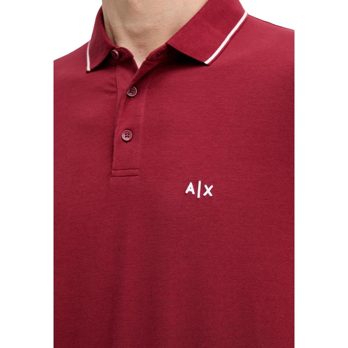 Men's Polo Shirts EAX Red