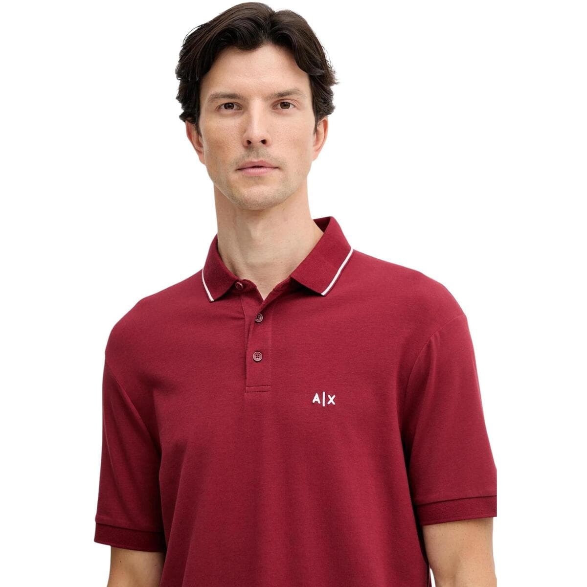 Men's Polo Shirts EAX Red