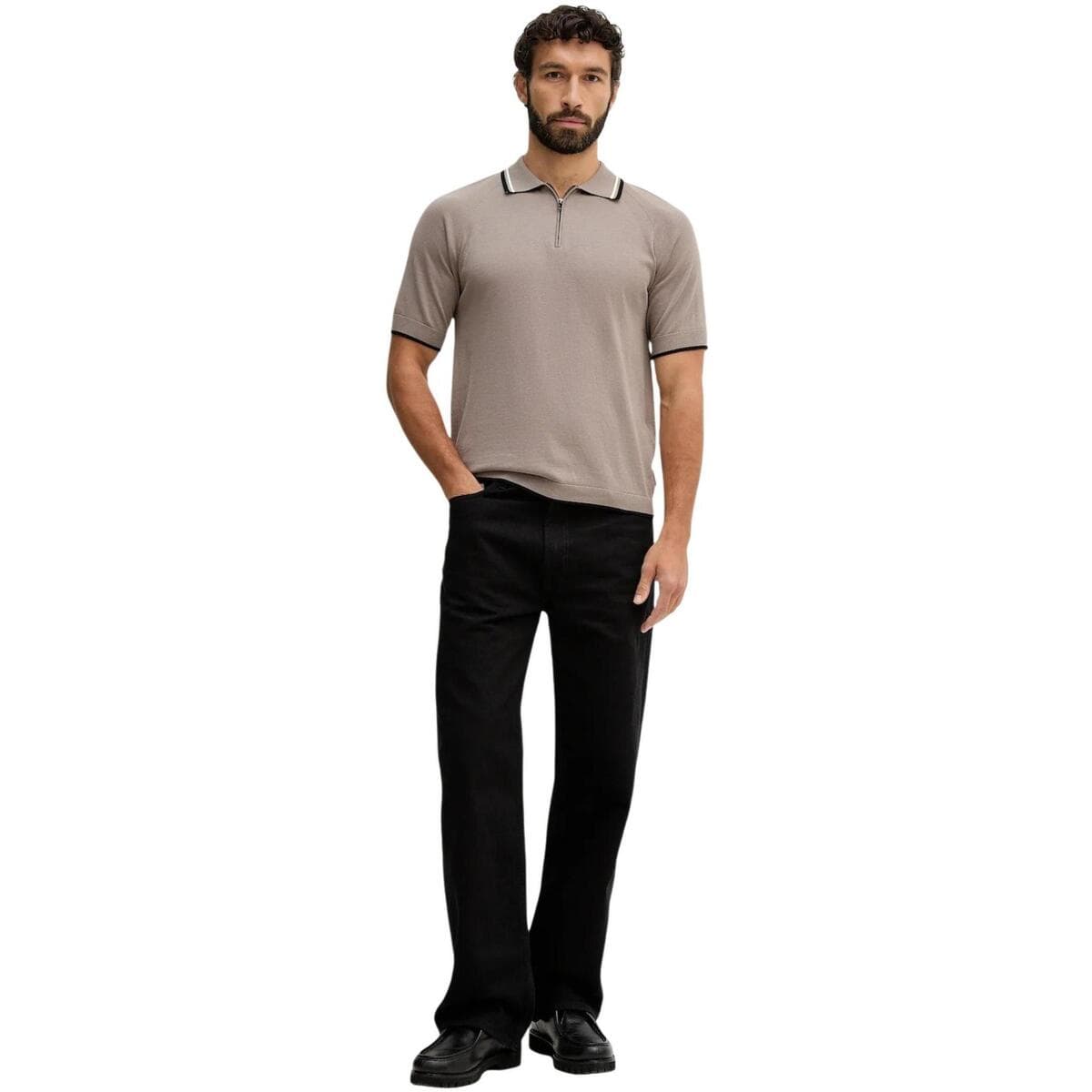 Men's Polo Shirts EAX Brown