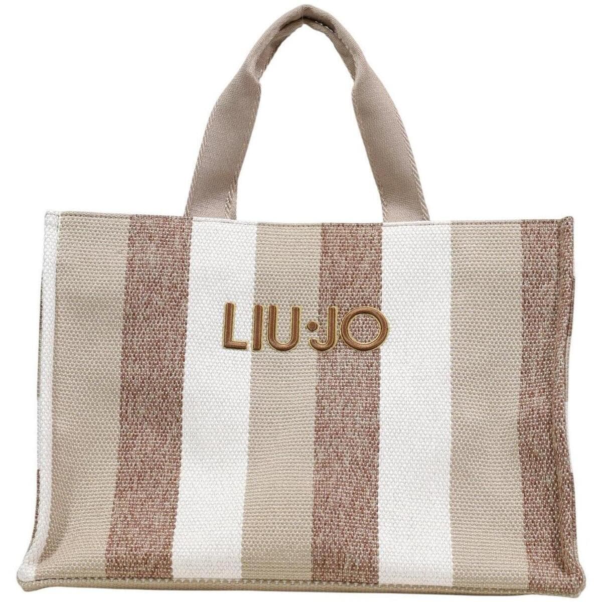 Τσάντα Liu Jo L TOTE STRIPED CANVAS 2A6026 T2176