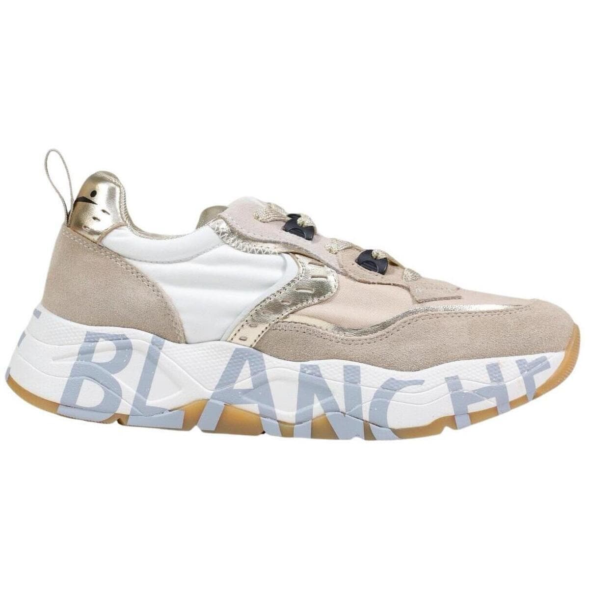 Women's Sneakers Voile Blanche Beige