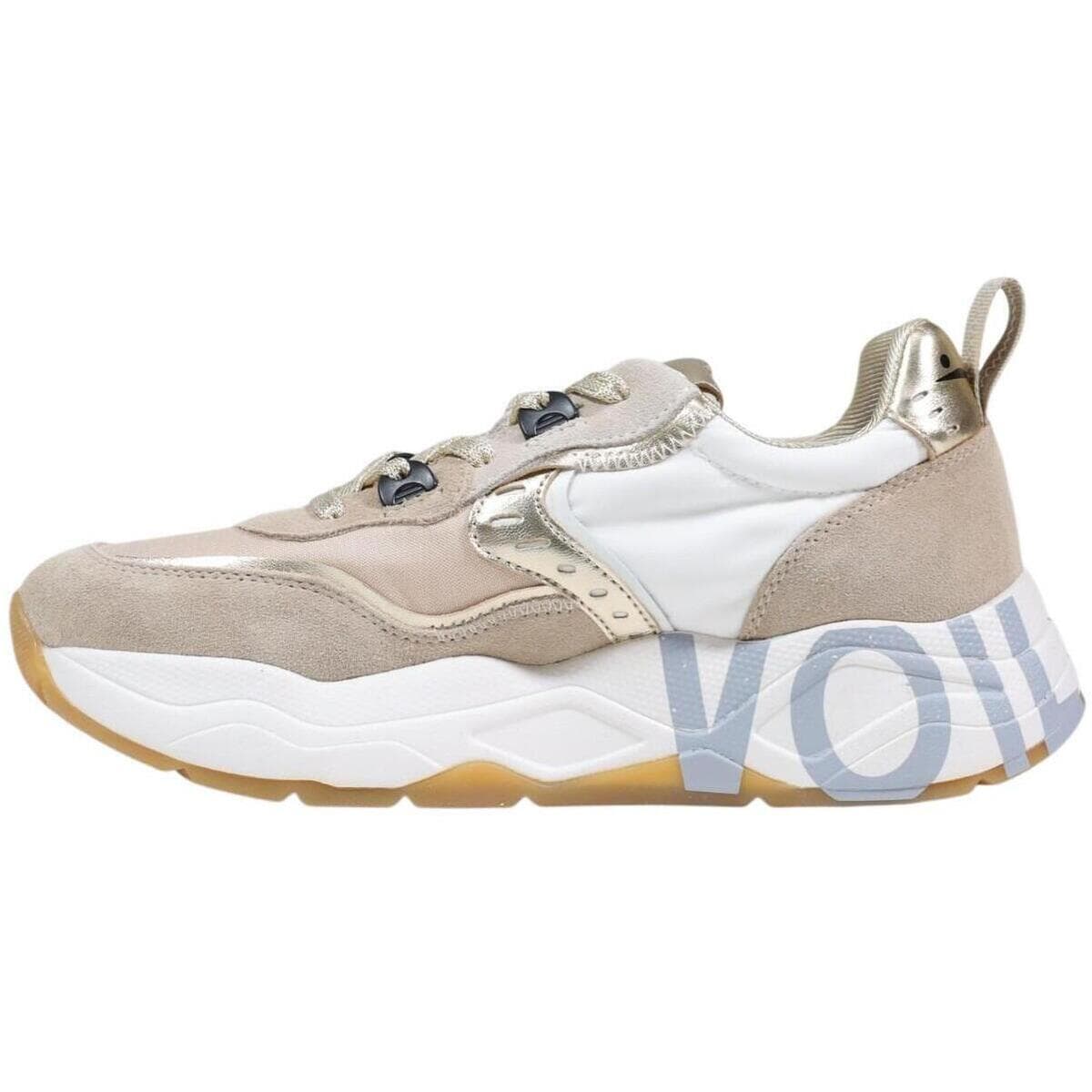 Women's Sneakers Voile Blanche Beige