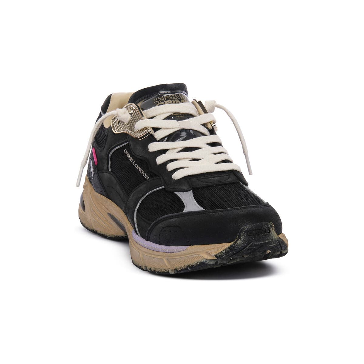 Women's Sneakers Crime London Black