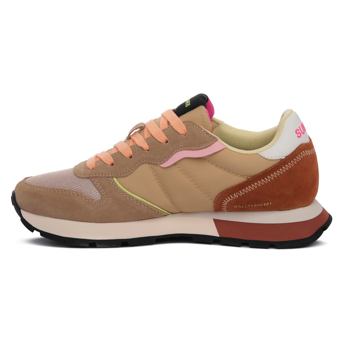 Women's Sneakers Sun68 Beige