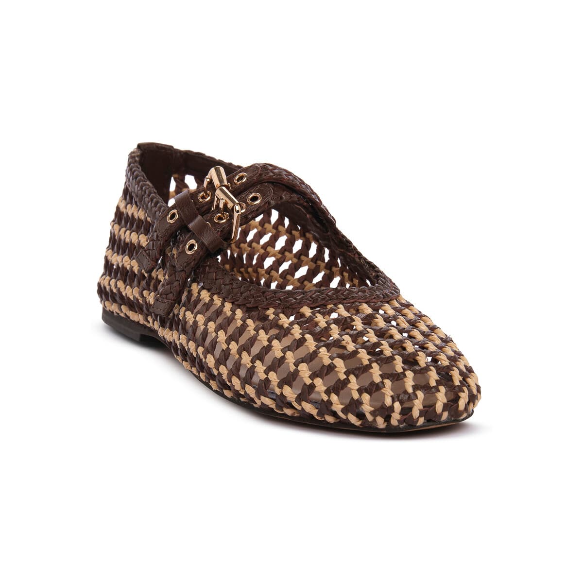 Μπαλαρίνες Inuovo DARK BROWN GOAT