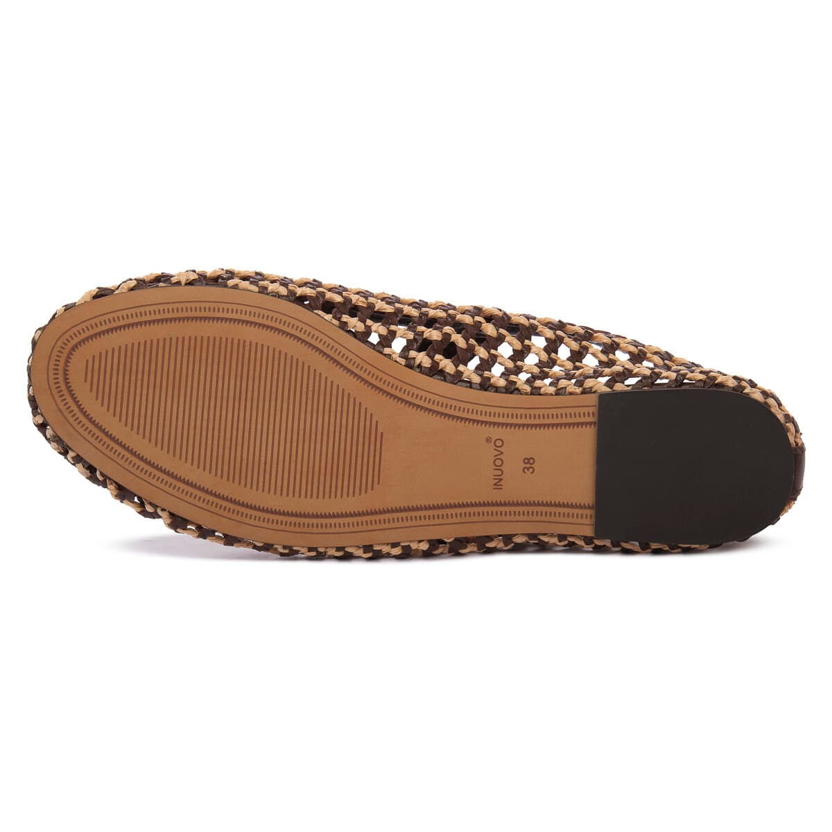 Women's Ballet Flats Inuovo Brown