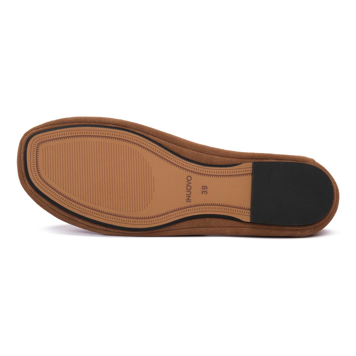 Women's Ballet Flats Inuovo Brown