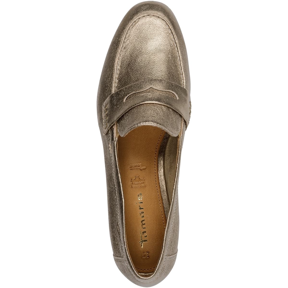Women's Loafers Tamaris Gold