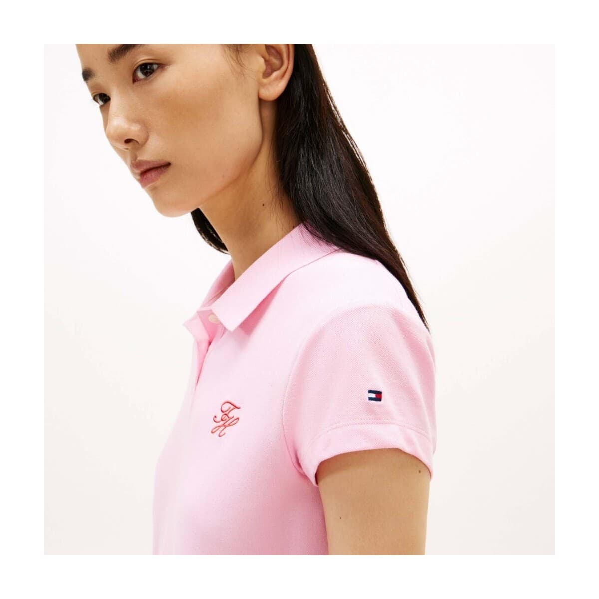 Women's Polo Shirts Tommy Hilfiger Pink