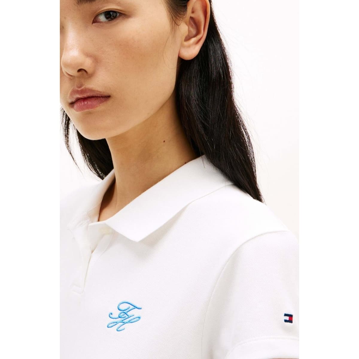 Women's Polo Shirts Tommy Hilfiger White