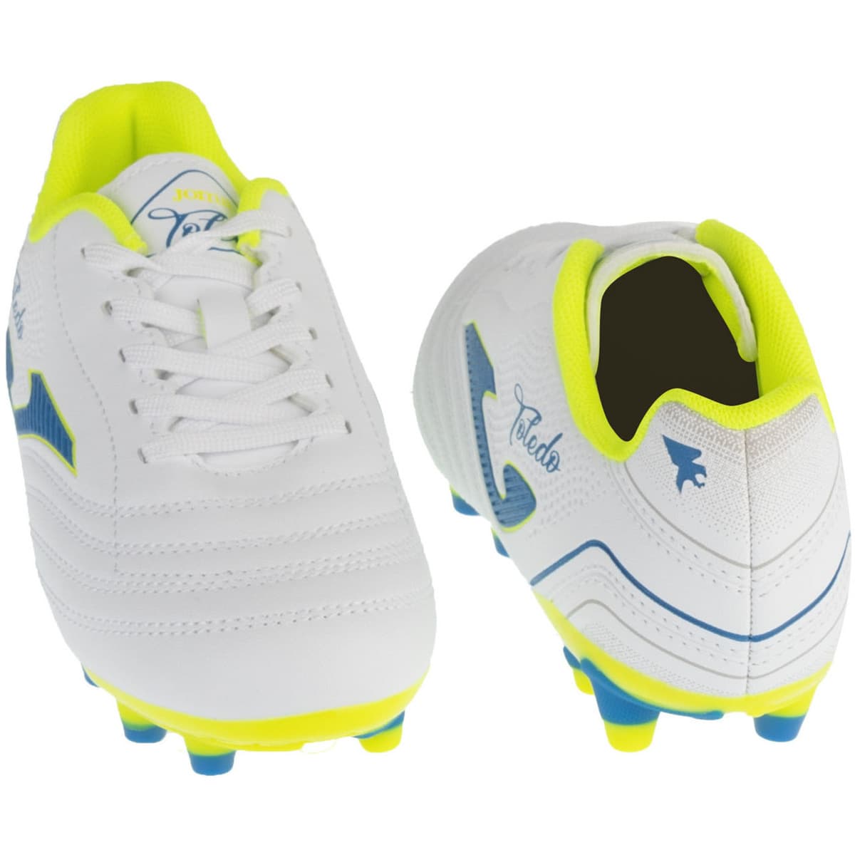 Boys' Football Boots Joma White