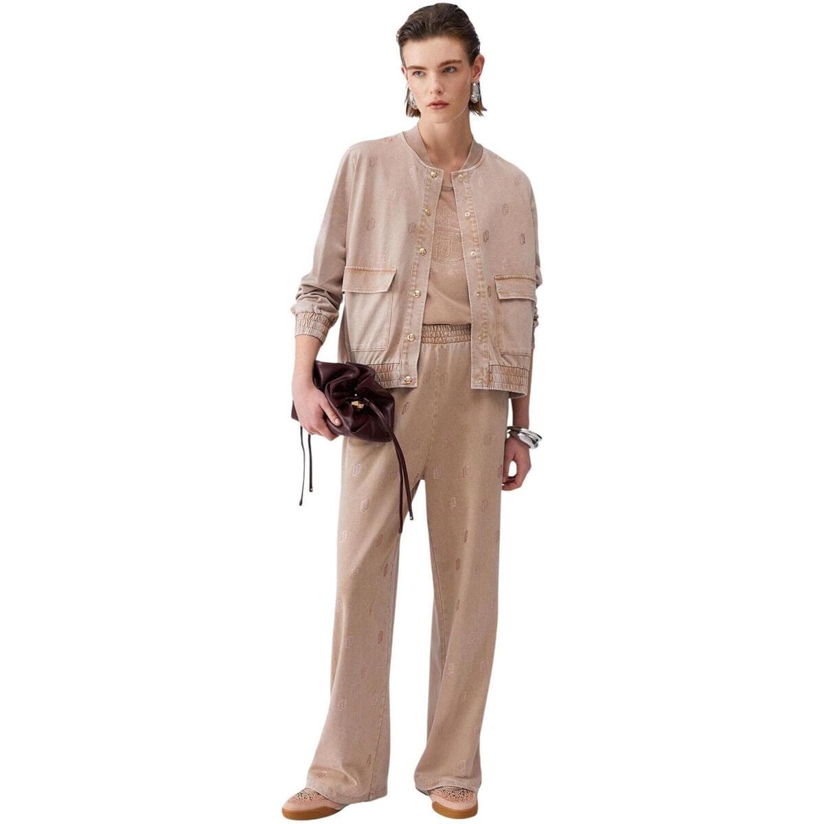 Women's Pants Liu Jo Beige