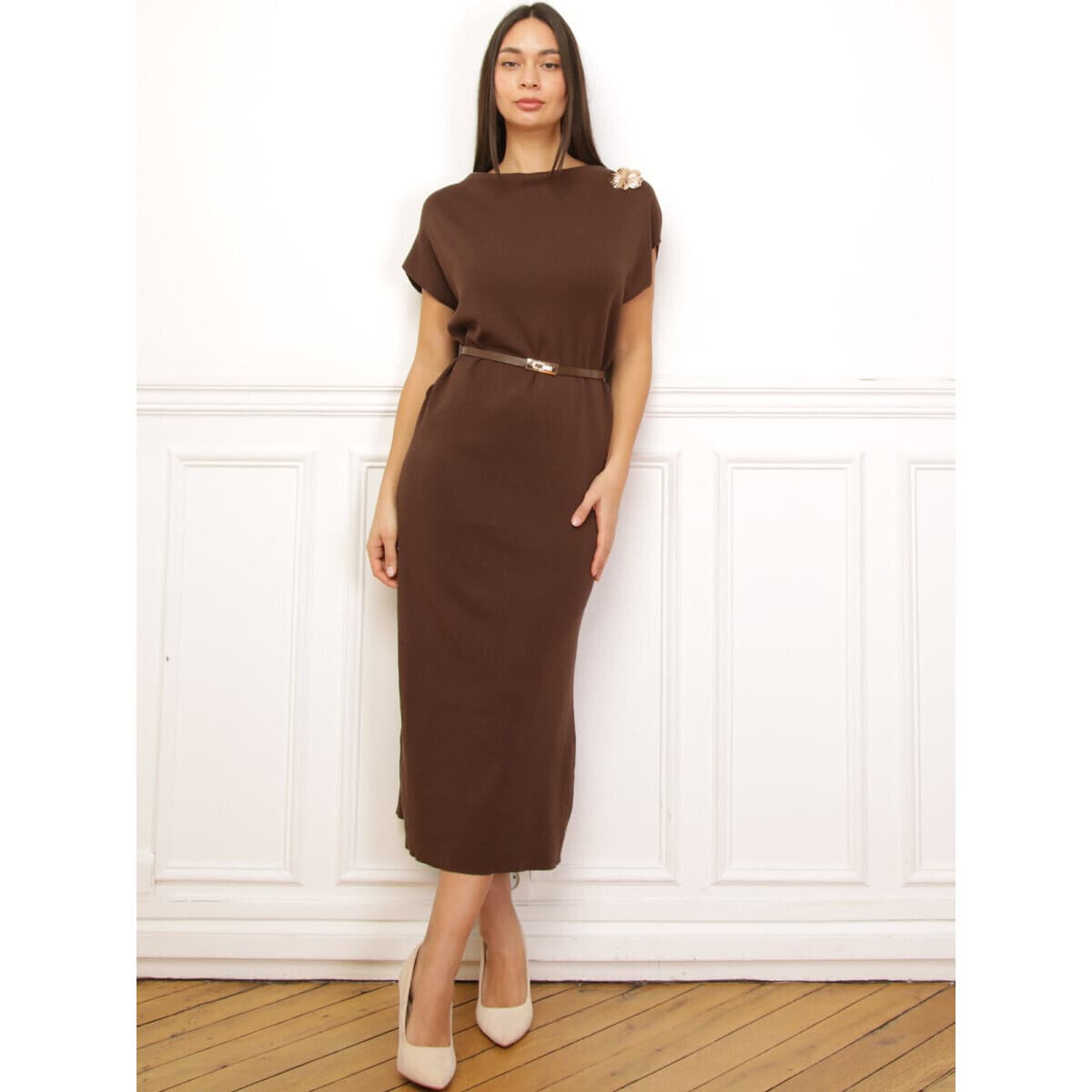 Women's Dresses La Modeuse Brown