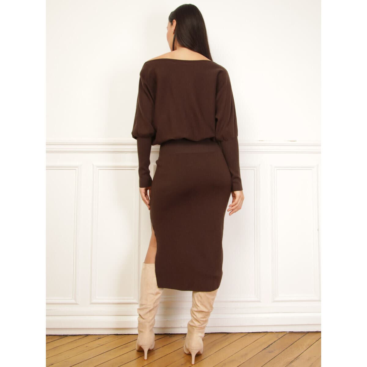 Women's Dresses La Modeuse Brown
