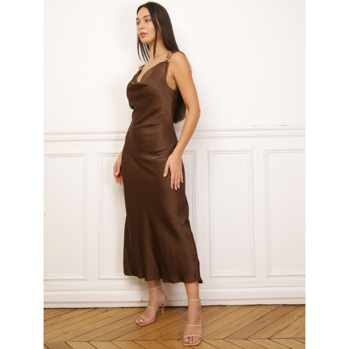 Women's Dresses La Modeuse Brown