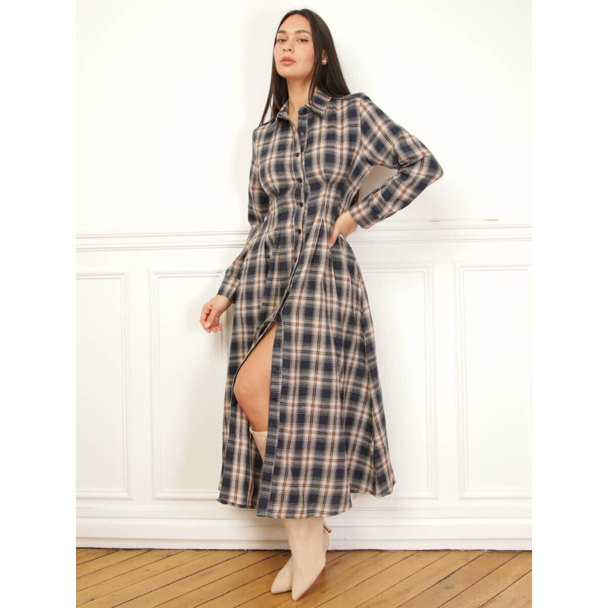 Women's Dresses La Modeuse Beige