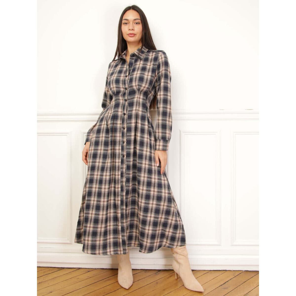 Women's Dresses La Modeuse Beige