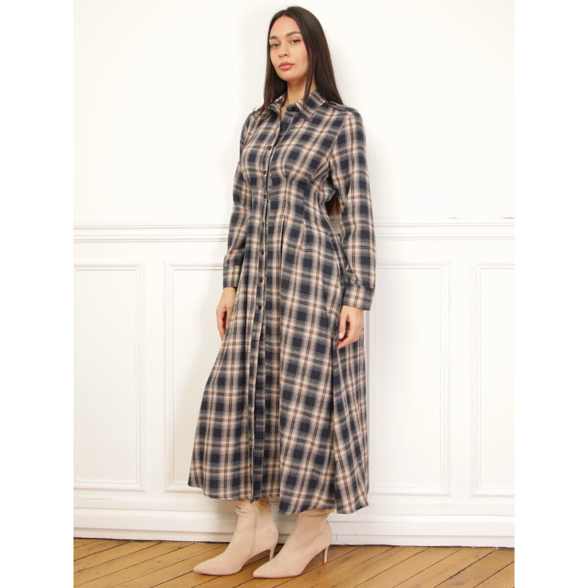 Women's Dresses La Modeuse Beige