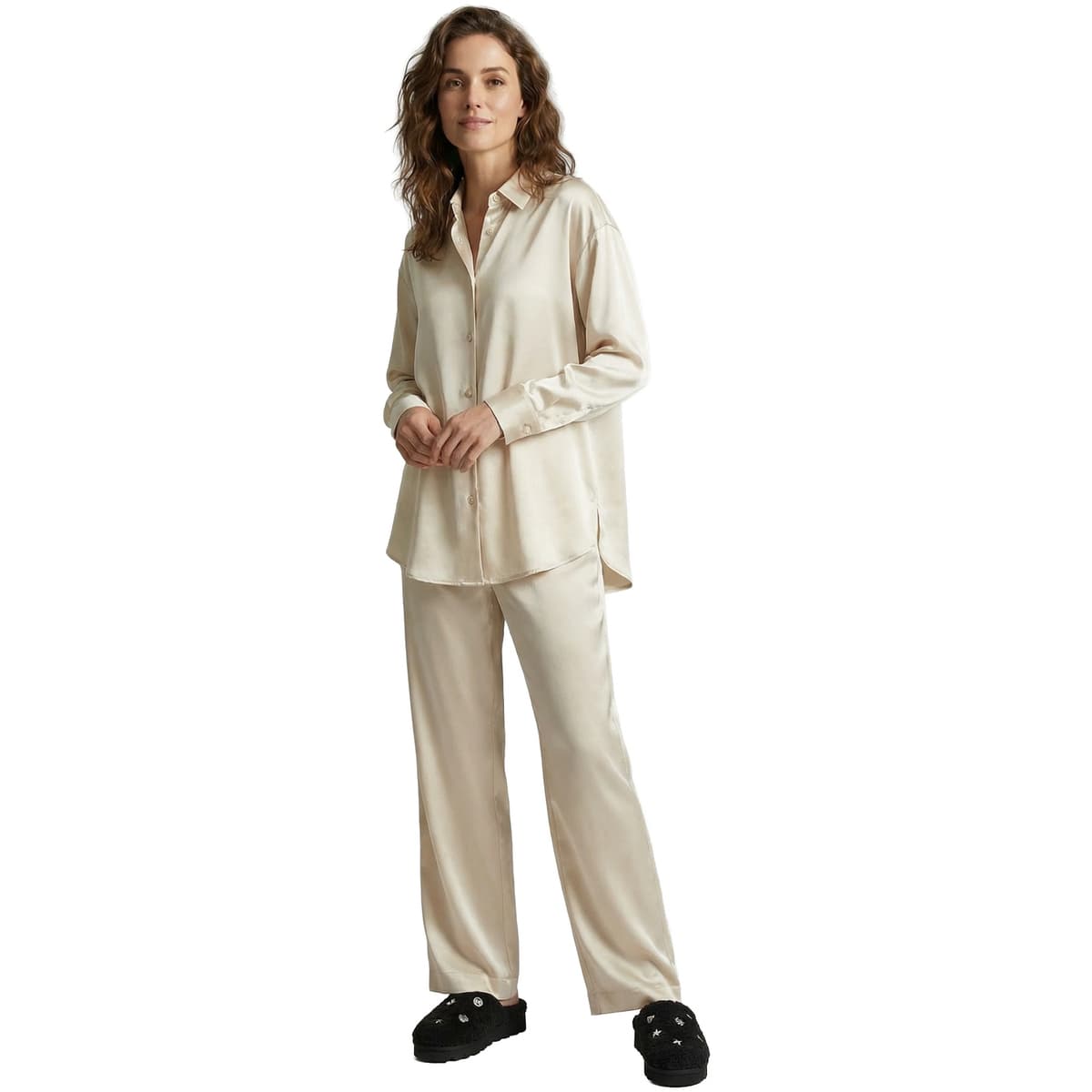 Women's House Slippers Michael Kors Black