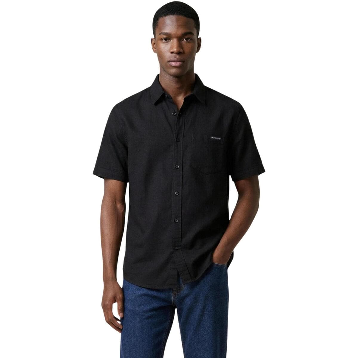 Men's Shirts Calvin Klein Black