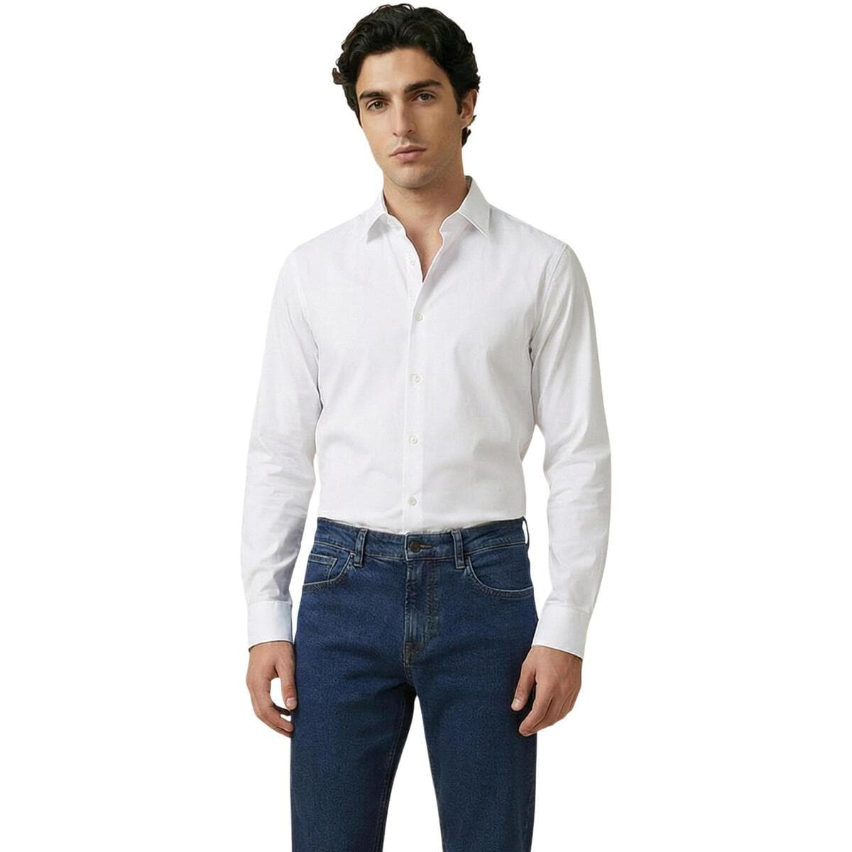 Men's Shirts EAX White