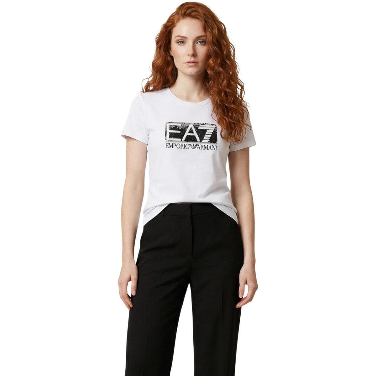 Women's T-Shirts EA7 White