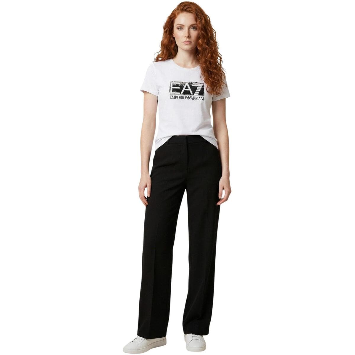 Women's T-Shirts EA7 White