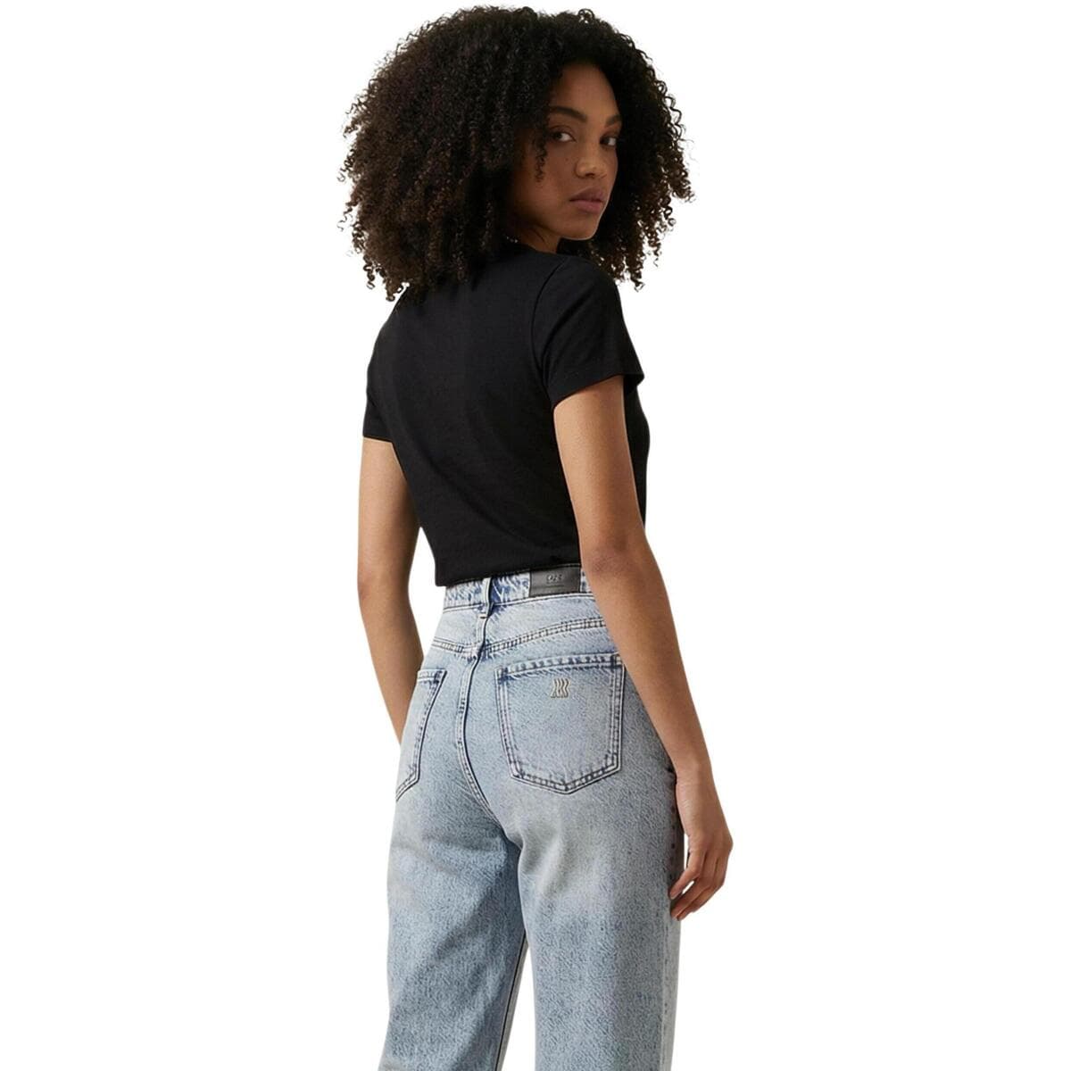 Women's T-Shirts EA7 Black