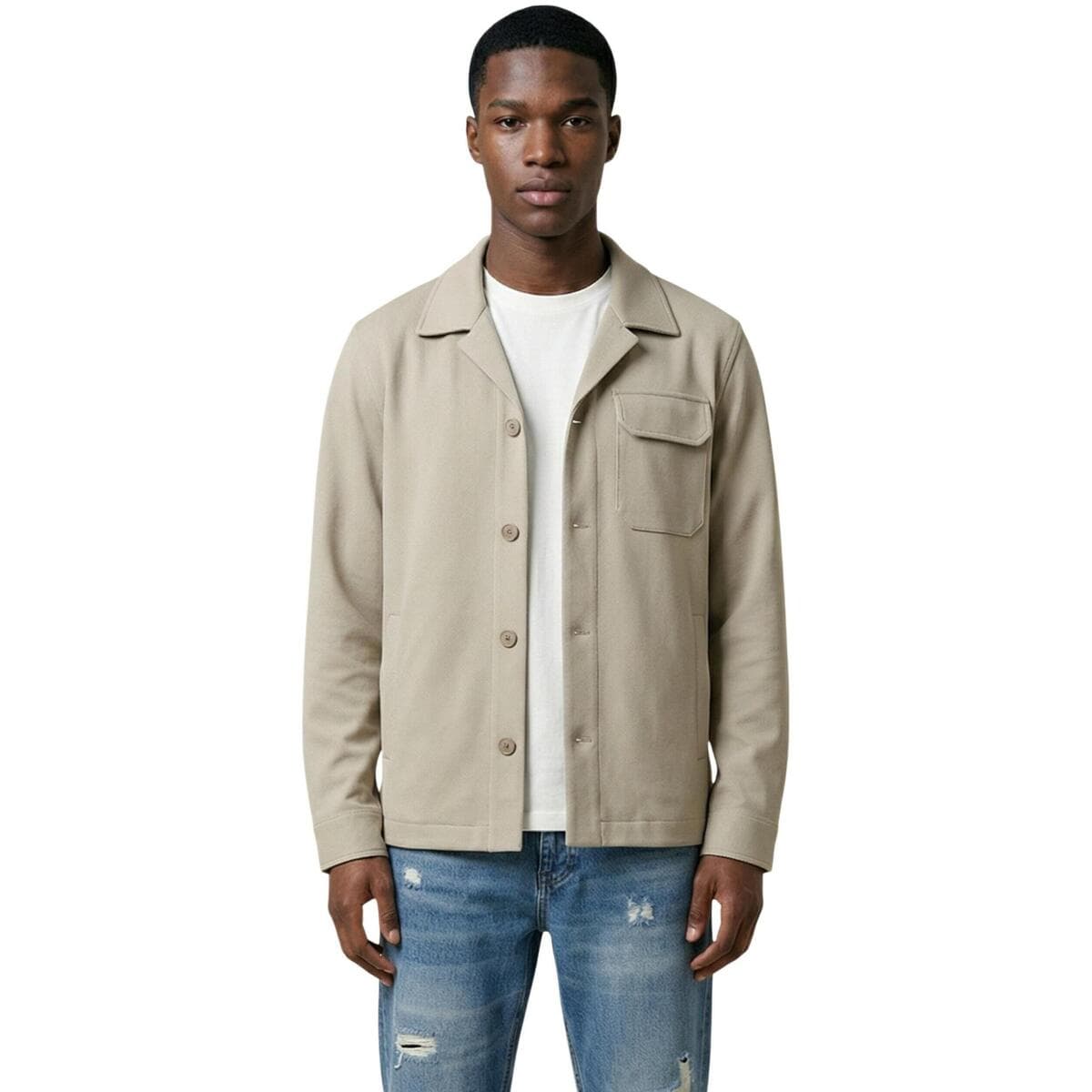 Men's Shirts Antony Morato Beige