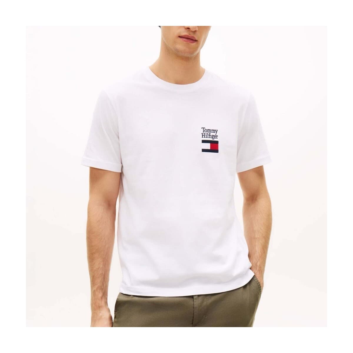 Men's T-Shirts Tommy Hilfiger White