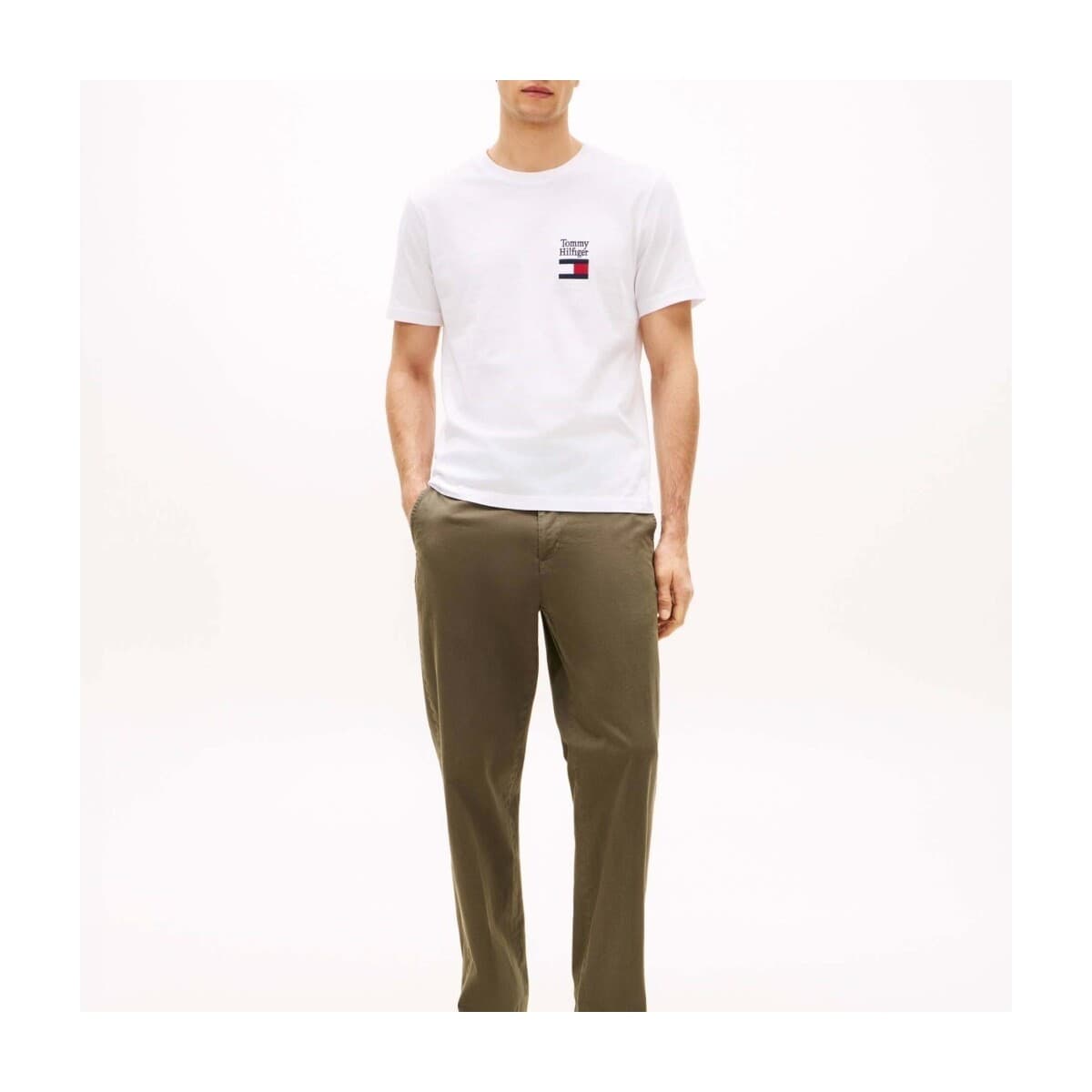 Men's T-Shirts Tommy Hilfiger White