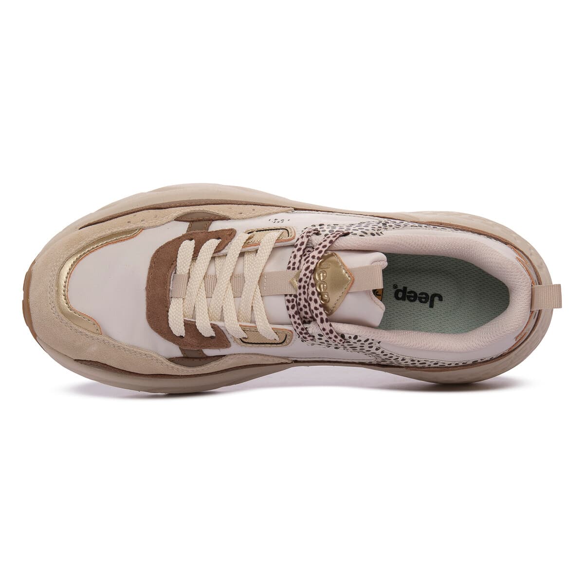 Women's Sneakers Jeep Beige