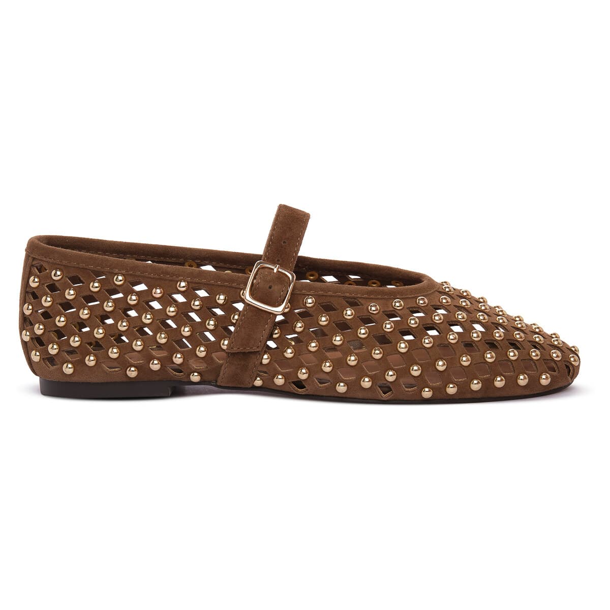 Women's Ballet Flats Inuovo Brown