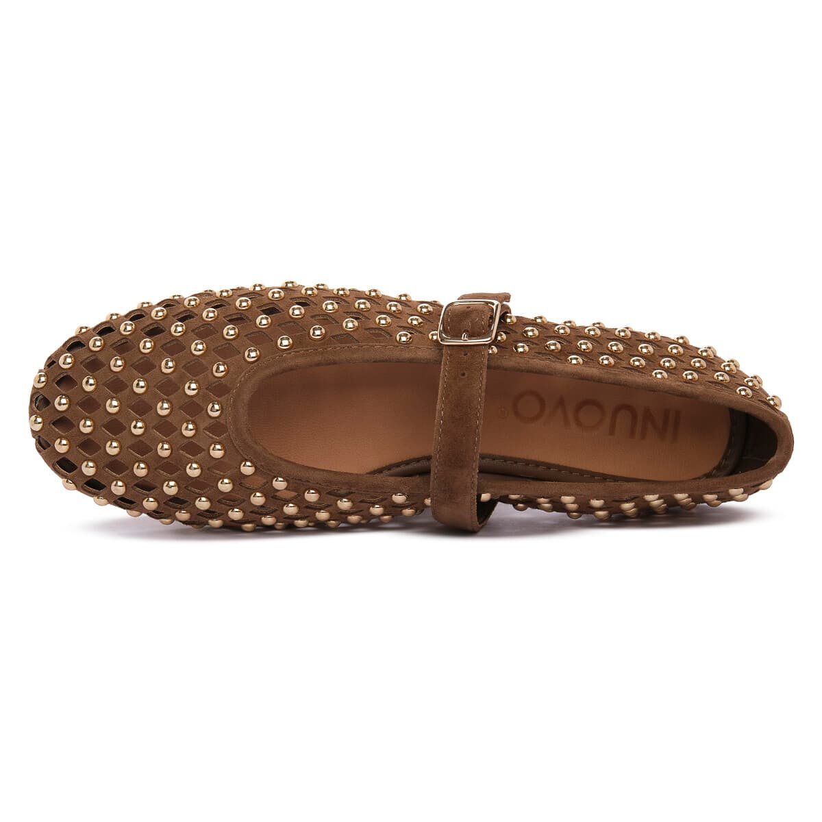 Women's Ballet Flats Inuovo Brown