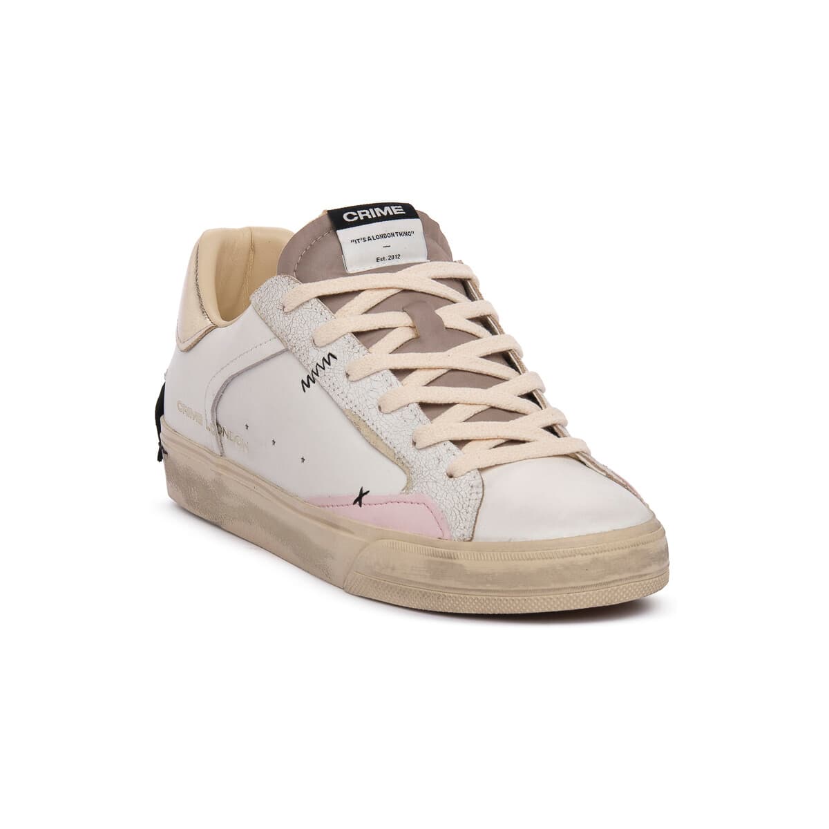 Women's Sneakers Crime London White