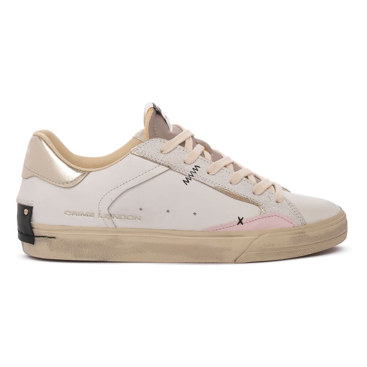 Women's Sneakers Crime London White