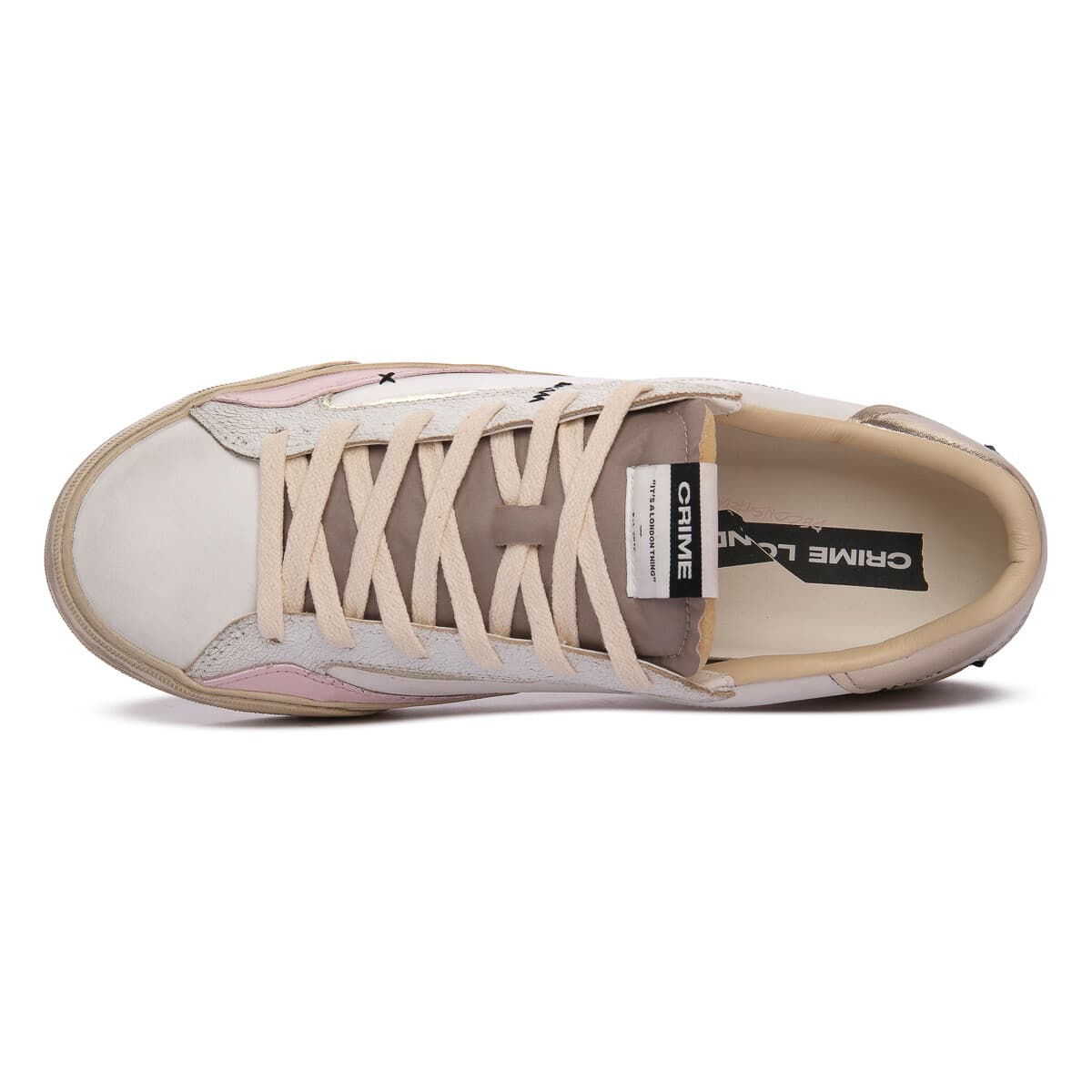 Women's Sneakers Crime London White