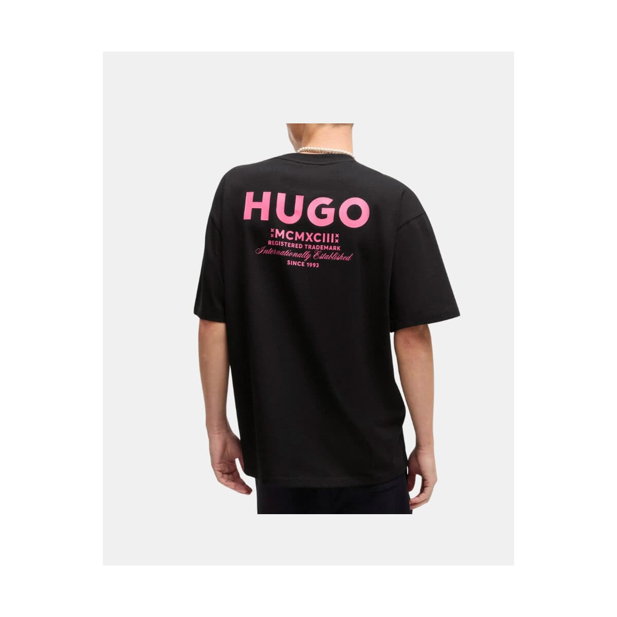 Men's T-Shirts HUGO Black